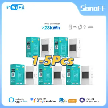1/5ШТ Itead SONOFF POW Elite Smart Wifi Power Switch 16A 20A Безжично Дистанционно Управление Контролира Консумацията на енергия чрез e-WeLink