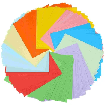 1000 Листа, Цветна Хартия, За да работи Домашно Квадратен Пастелно Цветен Картон Детско Оригами