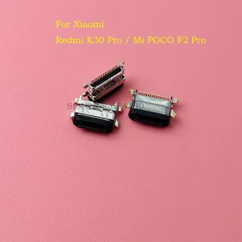 10ШТ Тип C USB Конектор За Зареждане на Порт Конектор зарядно устройство ще захранване на Зарядно устройство За Xiaomi Redmi K30 Pro / Mi POCO Pro и F2