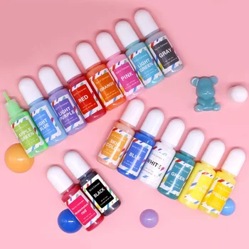 16 Цвята Macaron Solid Color Essence Set Crystal Капково UV Лепило-Дай Крем-Оцветител направи си САМ Ръчно изработени Бижута Смесване на Цветове