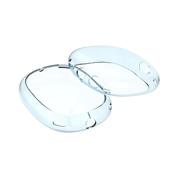 2 елемента Мека прозрачна капачка, със защита от надраскване за безжични противоударных слушалки Max TPU, калъф-хастар