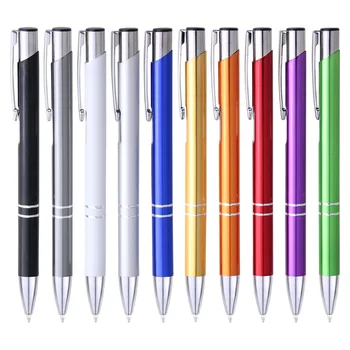 25ШТ Лека метална химикалка химикалка Химикалка със сензорен екран, Офис училищна рекламна писалка Потребителски логото на Текстова гравиране Лазерно гравиране
