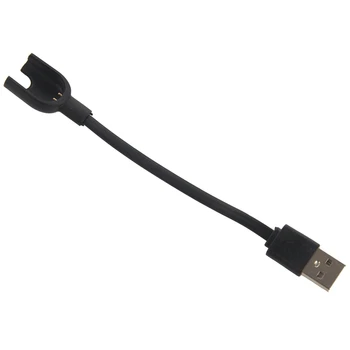 2X Нови сменяеми USB-кабел за зареждане, кабел за зарядно устройство за смарт часа Xiaomi Mi Band 3