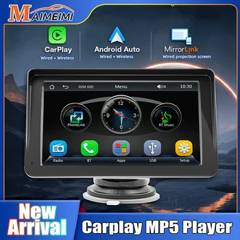 7-инчов Авто Радио Мултимедиен Плейър Безжичен Carplay MP5 Плейър, Безжичен Android Автоматично Сензорен Екран За bmw e90 e60 f10 f30