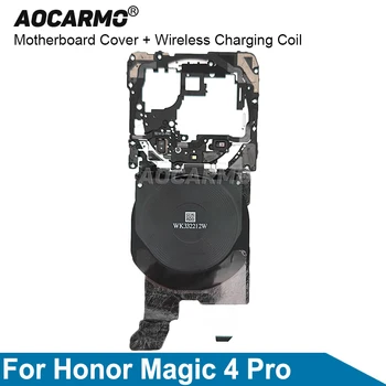 Aocarmo за Huawei Honor Magic 4 Pro Резервни части за безжично зареждане, индукционная макара, гъвкав проводник и капака на дънната платка