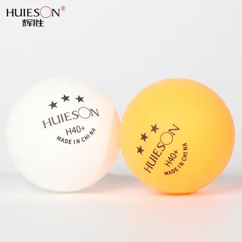 Huieson H40 + Топка За Тенис на маса 3 Звезди ABS Нов Материал е Здрав Професионален Топката за Тенис на маса с Конци за Клубните Тренировки на Едро