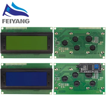 LCD2004 + I2C 2004 20x4 2004A Син/Зелен екран HD44780 Знаков LCD дисплей/с Модул на Адаптера Сериен интерфейс IIC/I2C за Arduino