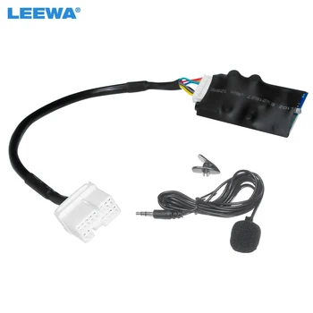 LEEWA Авто Аудио Радио Bluetooth Адаптер Aux Кабел с Микрофон Високоговорител за Honda Accord, Civic CRV Siming Odyssey Fit #7766