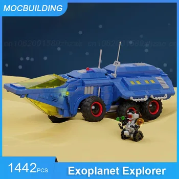 MOC Строителни блокове Изследовател на планетите и екзопланети Galaxy Алтернативна модел DIY Монтаж на тухли Класически космически Творчески играчки, Подаръци