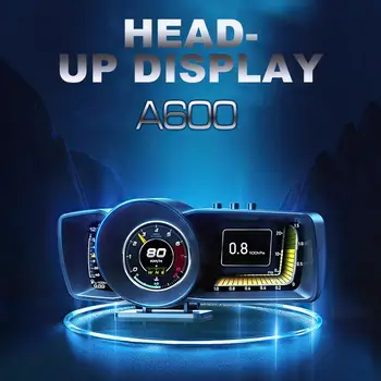 OBD2 HUD Multi Boost Gauge Scan Head-Up Дисплей Дигитален Километраж Налягане на Турбината на Колата Температурата на маслото на Аларма за Превишаване на Скоростта Автомобилна Електроника