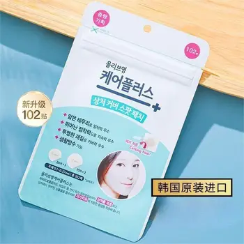 Oliveyoung Корейски грижа за кожата, стикери-лепенки от акне, Водоустойчива козметика за лечение на акне, Красота и здраве, 102 пластира/пакет