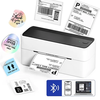 Phomemo 241 Bluetooth Термопринтер Етикети За Доставка на Безжичен Принтер за Етикети 4x6 за Доставка Осъществяване на Малък Бизнес е Широко Използван
