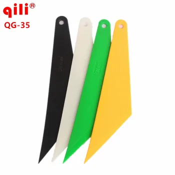 Qili QG-35 Инструмент за опаковане на стикери от винил фолио за автомобил, Ракел със заострен връх, ски влековете Инструменти, Огнеупорни Pom