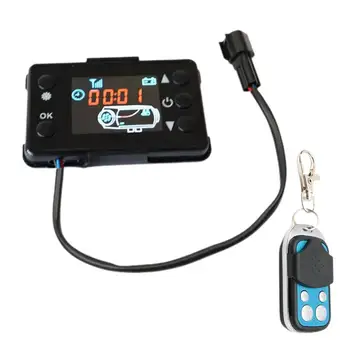 Автомобилен Нагревател LCD Ключ на Контролера Автоматично Регулируем LCD Монитор Воздухонагреватель Автомобили Универсален Таймер, Дистанционно Управление