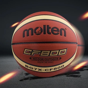 Баскетболна топка Molten CF800 официален размер 7/6/5/4 от изкуствена кожа за тренировки на открито и закрито За мъже, жени, деца Baloncesto