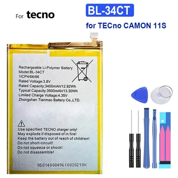Батерия за вашия мобилен телефон BL-34CT 3500mAh за TECno CAMON 11S