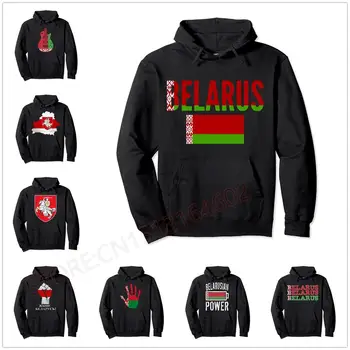 Белоруски флаг И корените на Беларус Пуловер Hoody на Мъже, Жени Унисекс Памучни блузи, Мъжки hoody в стил хип-хоп