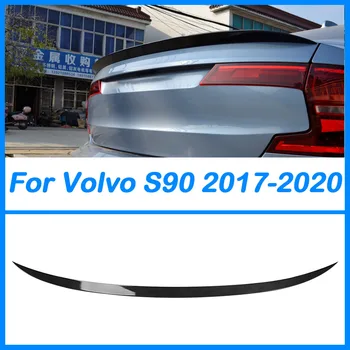 Висококачествен Материал ABS Splitte За Volvo S90 2017-2020 Цвят Грунд Украса на Задното Крило на Колата на Задния Спойлер на Багажника Материал ABS