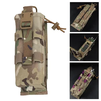 Военна радиостанция, чанта за преносими радиостанции за PRC 152, падащ радиотактический каишка MOLLE, ловна жилетка, чанта за инструменти на открито
