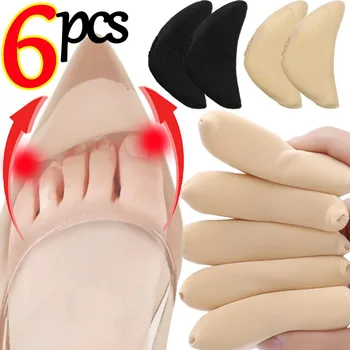 Губчатые втулки за предната част на крака Дамски регулиране на Намаляване на размера на обувки, Облекчение на болки в Пълнител за високи токчета Стелки-втулки за предната част на крака