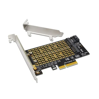 Допълнителни карти PCIE към адаптер M2/M. 2 SATA M. 2 PCIE SSD Адаптер NVME/M2 PCIE Адаптера SSD M2 SATA PCI-E Карта M Ключ + B Ключ