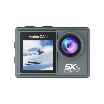 Екшън-камера 5K 30FPS с дистанционно управление Wi-Fi интернет, електронна стабилизация на изображението, камера за гмуркане на открито