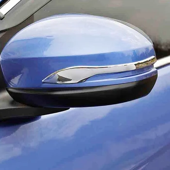 За Honda City 2015 2016 2017 2018 ABS Хромирани странични тампон върху огледалото за обратно виждане, тампон на формоване, аксесоари за стайлинг на автомобили, 2 бр.