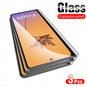 За Samsung Fold 5 Стъкло Inclusive За Samsung Galaxy Z Fold3 Fold4 Fold5 5G 3шт HD Защитно Стъкло Протектор на екрана ZFold 3 4 ZFold5