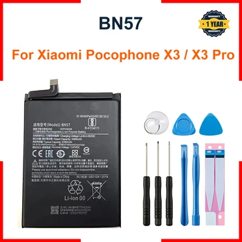 За Xiao mi BN57 Батерия за телефона капацитет 5060 ма за Xiaomi Pocophone X3 Poco X3 Pro Сменяеми батерии