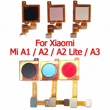 За Xiaomi Mi Max 2 3 Max2 Max3 четец на пръстови отпечатъци Сензорно меню Гъвкав кабел Сензор за пръстови отпечатъци Резервни части за замяна на