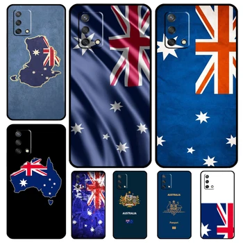 Калъф с флага на Австралия за OPPO A17 A54 магистрала a57 S A77 A74 A94 A5 A9 а a53 A15 A16 A76 A96 A52 A72 A18 A58 A98 A78