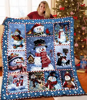 Коледа фланелевое одеяло, Весела Коледа, меко подарочное одеяло, домашно одеяла, спално бельо, хол, лесна украса, диван