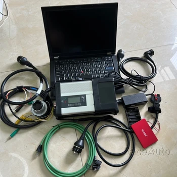 Лаптоп T410 i5CPU 4 GB оперативна памет с V2023.12 XD-entry hdd ssd Mb Star C5 Sd Connect Compact 5 Работи за диагностика на автомобили Mercedes