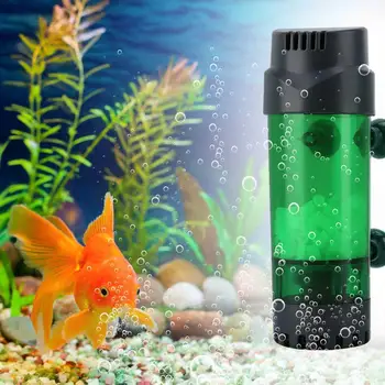 Мини-филтър филтър с псевдоожиженным слой на Био-Губчатые филтри с трайно вендузата за аквариум Аксесоари за аквариум