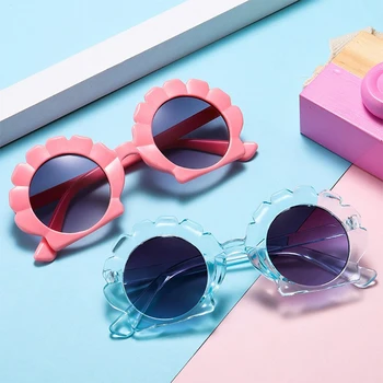 Нередовни детски слънчеви очила с анимационни обвивка, детски слънчеви очила за момичета, трендови слънчеви очила за момчета