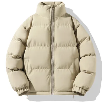 Палта, мъжко яке, обикновен обикновен яка-багажник, зимни всекидневни дълъг ръкав, не, зимата удобен, Модерен и стилен