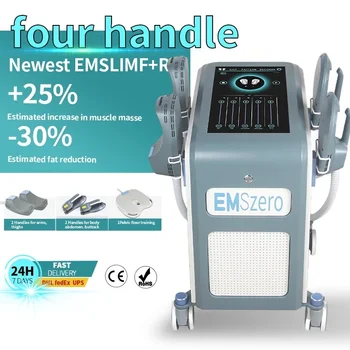 Портативен апарат за отслабване и изграждане на мускулна маса NEO EMSzero капацитет 6500ВТ за домашна употреба, електромагнитна машина за извайване на EMS