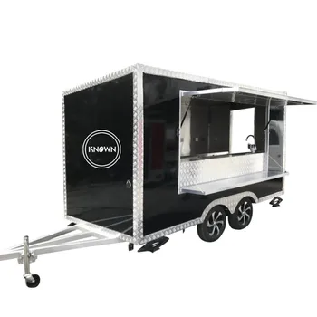 Продава се мобилен фаянс ремарке с дължина 3,7 м, напълно оборудвана количка за улични закуски, количка за продажба на храна