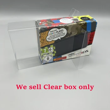 Прозрачна кутия Европейската версия за съхранение на новата колекция игрови контролери 3DS защитна кутия