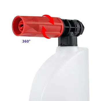 Пръскачка пяна под високо налягане 0,6 л Обзавеждане за автоматично прибиране Регулируема Пулверизатор пяна за почистване на автомобили, Почистване на дома