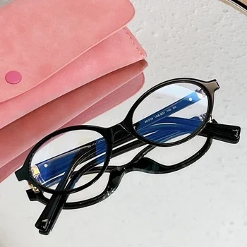 Ретро-овални слънчеви очила 2024 години за жените, Нови модни очила за четене, Модна Луксозна марка, Дизайнерски защитна маска за очи UV400
