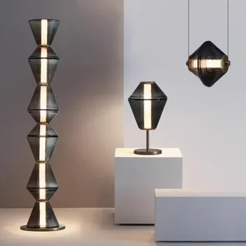 Скандинавски модерен led лампиона Луксозен дизайнерски окачен лампа за дневна, трапезария, ресторант, спалня, кабинет, домашен интериор, настолни лампи