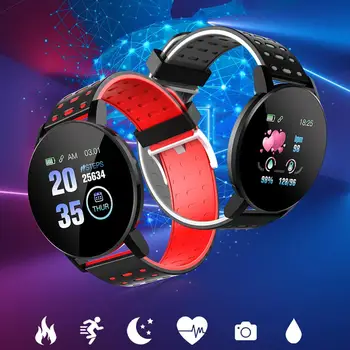 Смарт гривна Женски Мъжки Спортни часовници за фитнес Bluetooth 4.0 Гривна за система Android Windows