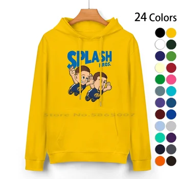 Супер Splash Bros 3 Пуловер с качулка от чист памук, 24 цвят Splash Bros Splash Brothers Баскетбол Стеф Клай Къри Томпсън