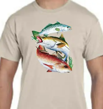 Тениска с изображение на сержант Робало за риболов в солена вода, на брега на океана