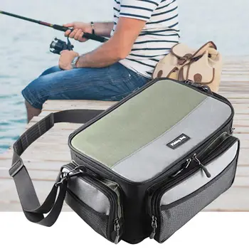 Чанта за стръв на Преносима Регулируем мултифункционален риболовна чанта през рамо за рибар